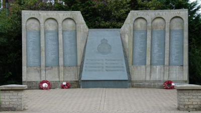 The Dum Buster Memorial at Woodhall Spa in Lincolnshire